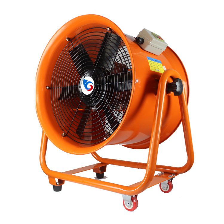High Power 20-Inch AC Electric Roots Blower Fan Mobile Ventilator with High Pressure 12000m³/h & 520Pa OEM Supported 220V